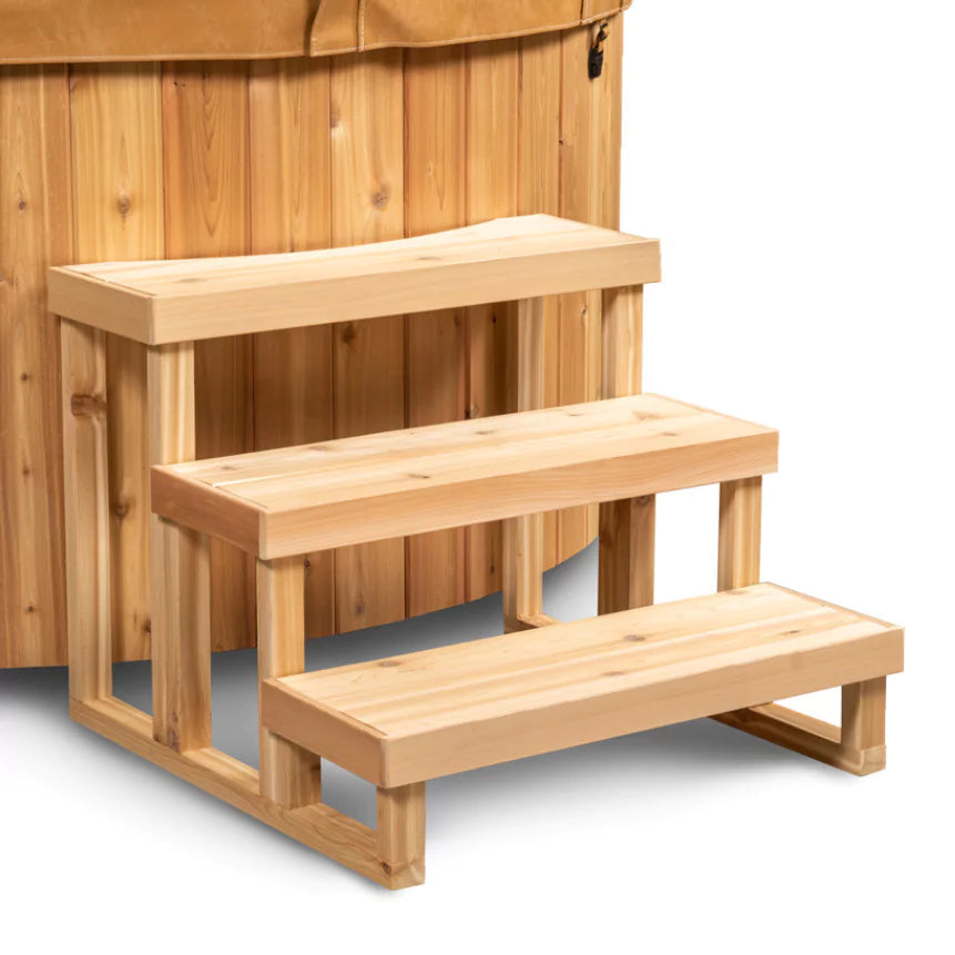 Dundalk Evolution 7-foot Hot Tub, featuring a modern design for outdoor relaxation and comfort