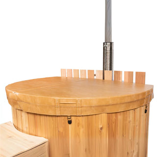 Dundalk Evolution 7-foot Hot Tub, featuring a modern design for outdoor relaxation and comfort