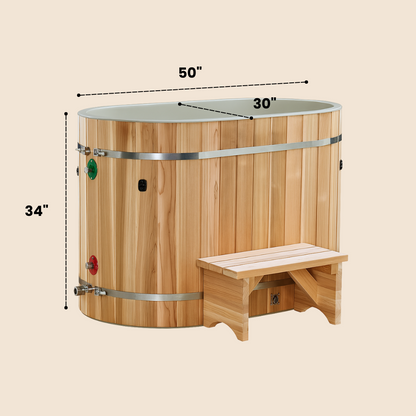 Slim Composite Barrel Cold Plunge